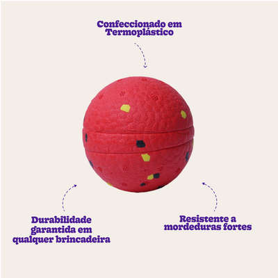rinquedo Bola Germanhart Flexiball Extraforte para Cães