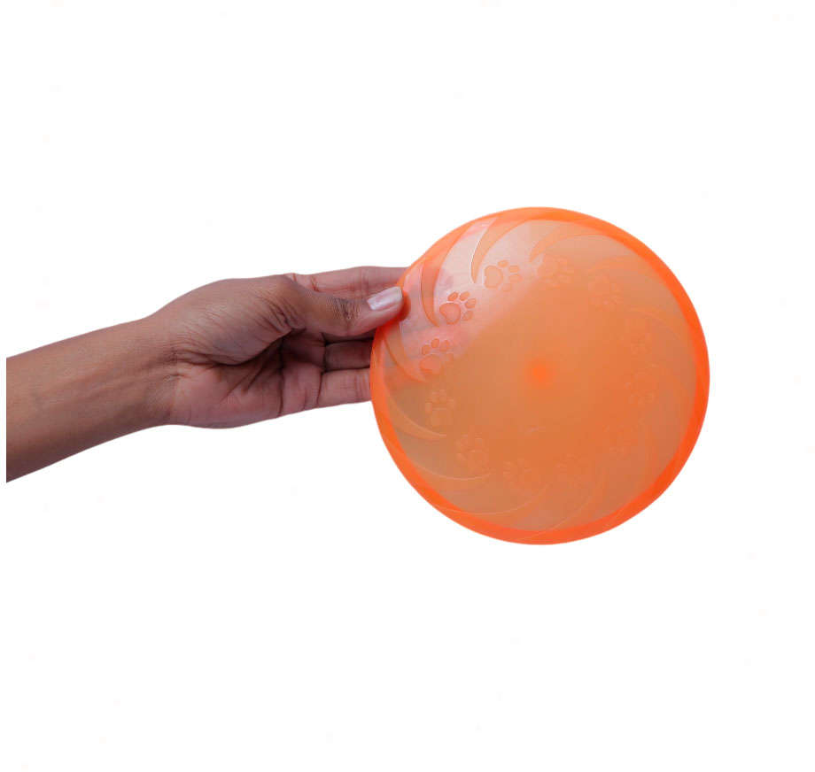 Brinquedo Odontopet Fresbee Dental Laranja para Cães - Tam. Único