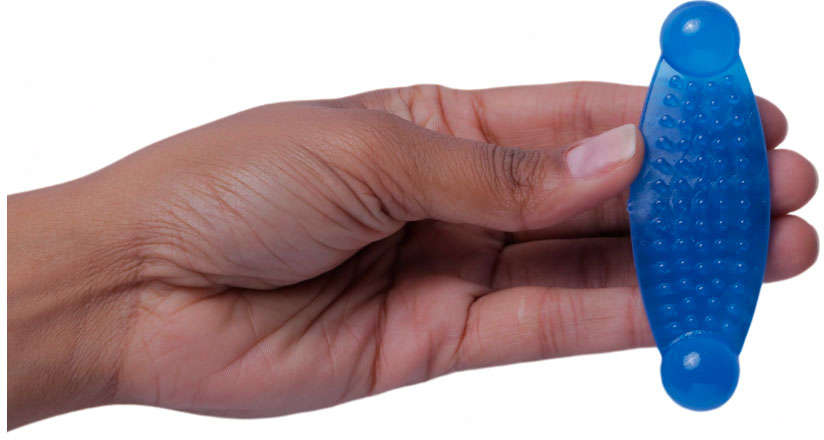 Brinquedo Odontopet Massageador Dental Azul para Cães - Tam. P