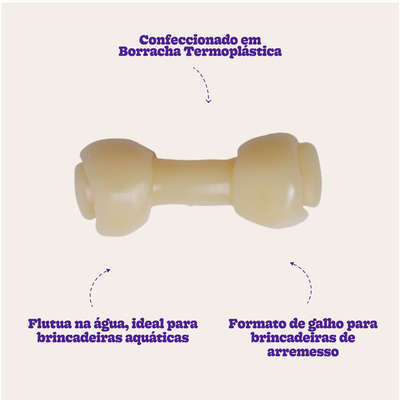 Brinquedo Odontopet Osso Dura Big Bone Nylon para Cães