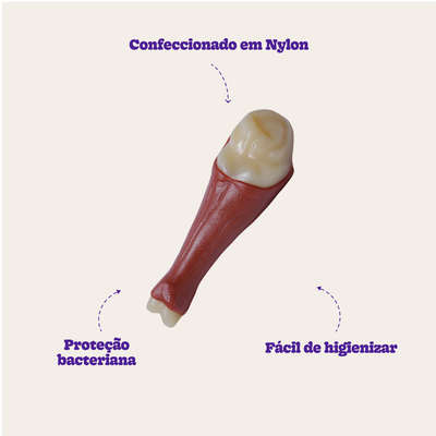 Brinquedo Odontopet Coxa Dura Big Nylon para Cães