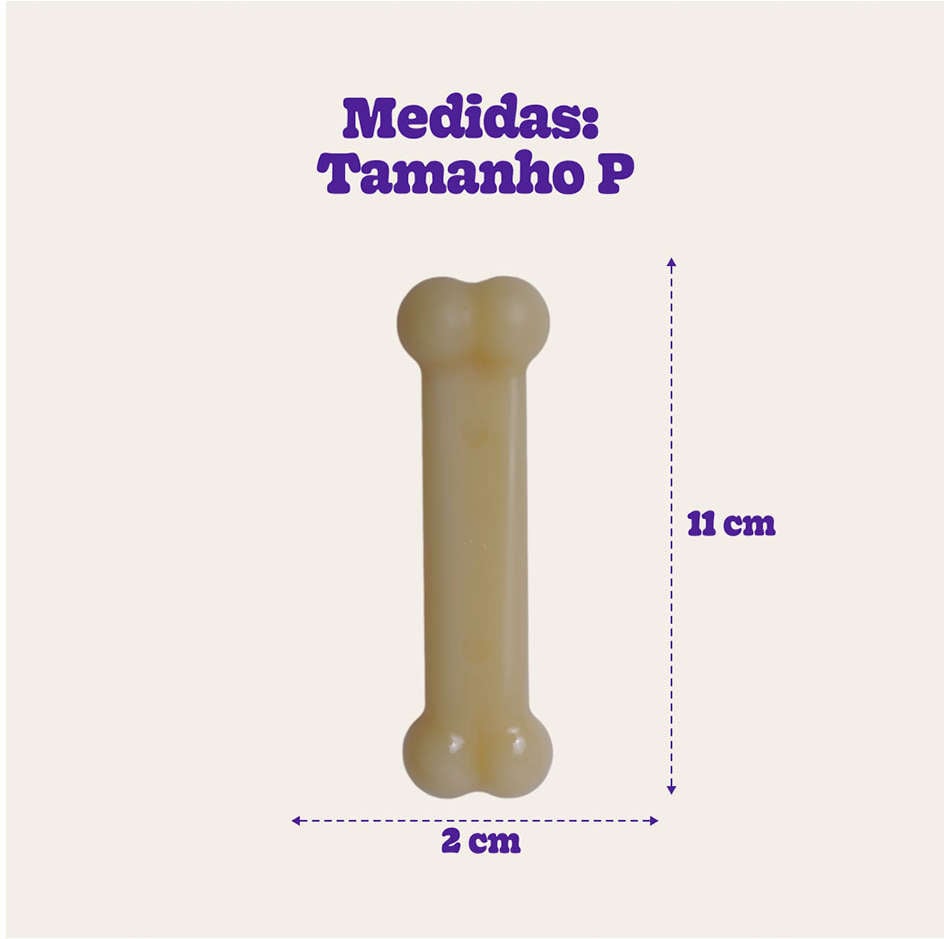 Brinquedo Odontopet Osso Dura Bone Nylon - Tam. P