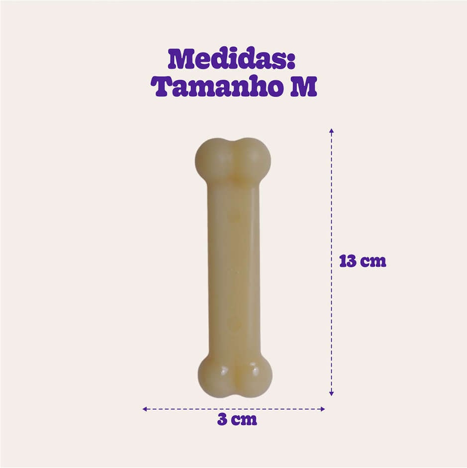 Brinquedo Odontopet Osso Dura Bone Nylon - Tam. M