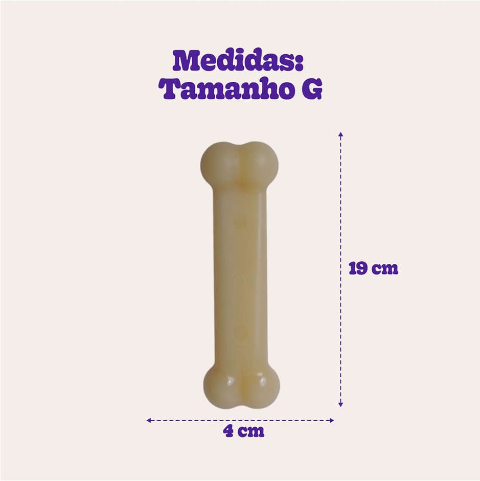 Brinquedo Odontopet Osso Dura Bone Nylon - Tam. G