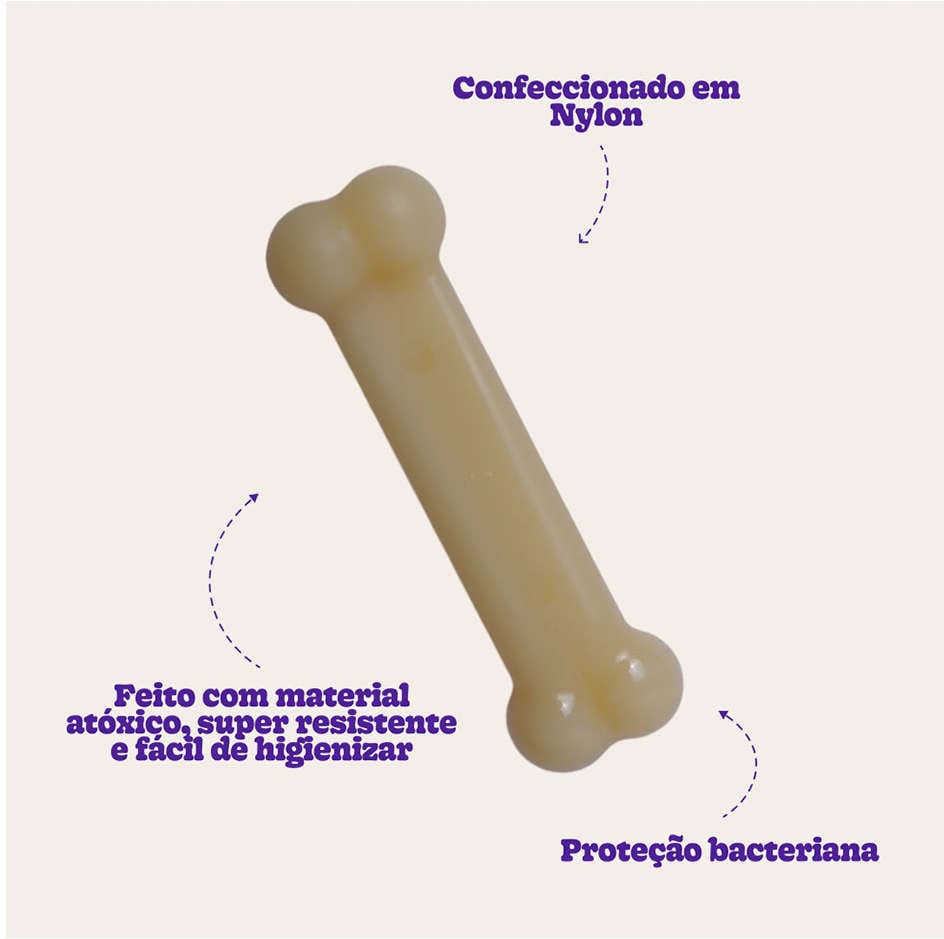 Brinquedo Odontopet Osso Dura Bone Nylon - Tam. G