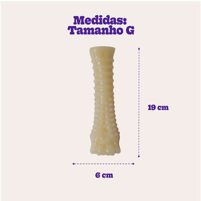 Brinquedo Odontopet Dura T.Bone Nylon para Cães