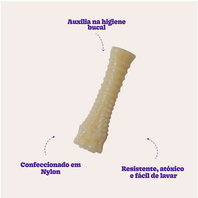 Brinquedo Odontopet Dura T.Bone Nylon para Cães