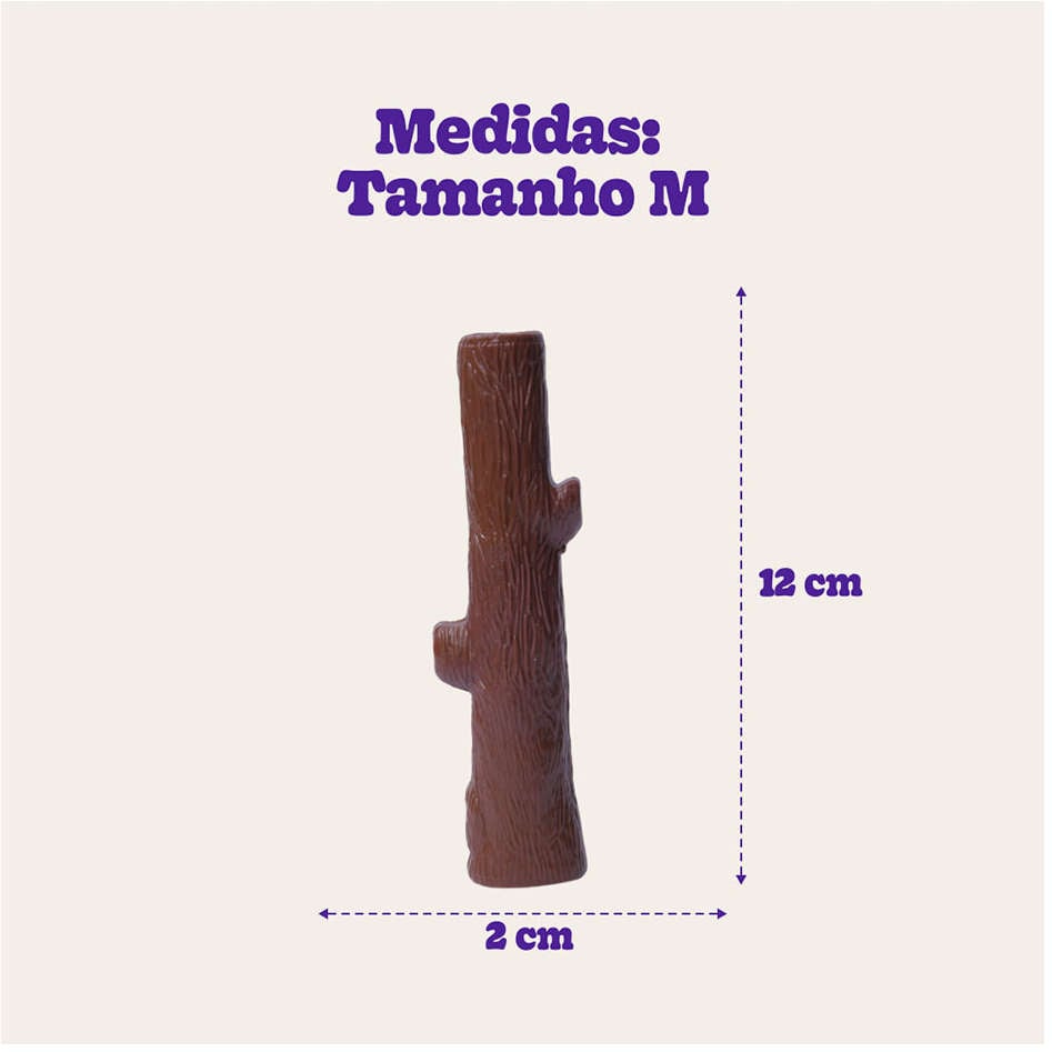 Brinquedo Odontopet Dura Tronco Nylon para Cães - Tam. M