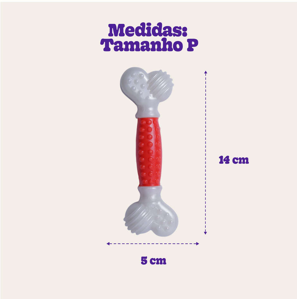 Brinquedo Odontopet Osso Advanced Oral Care para Cães - Tam. P