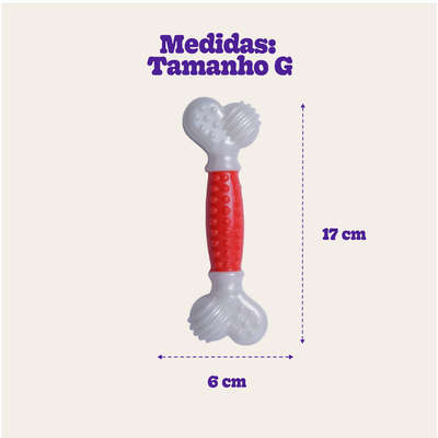 Brinquedo Odontopet Osso Advanced Oral Care para Cães