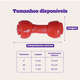 Brinquedo Odontopet Osso Big Bone Flexi Laranja para Cães