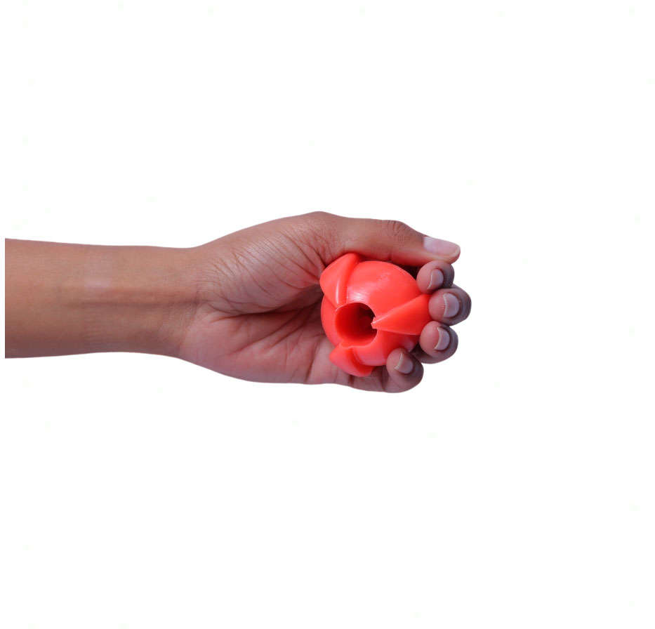 Brinquedo Odontopet Bola Americana Espacial Flexi Laranja para Cães - Tam. Único