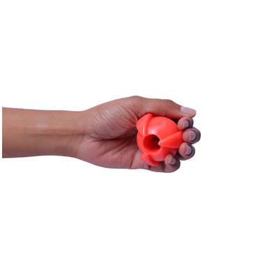 Brinquedo Odontopet Bola Americana Espacial Flexi Laranja para Cães