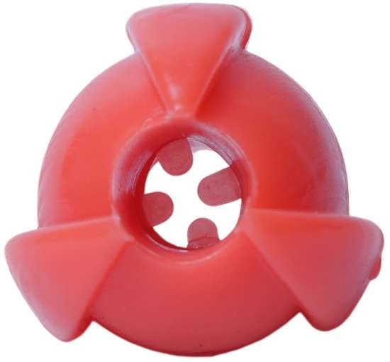 Brinquedo Odontopet Bola Americana Espacial Flexi Laranja para Cães - Tam. Único