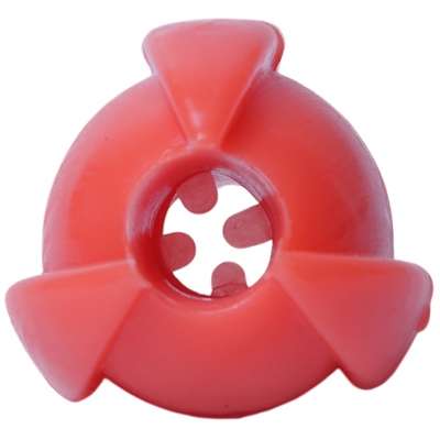 Brinquedo Odontopet Bola Americana Espacial Flexi Laranja para Cães
