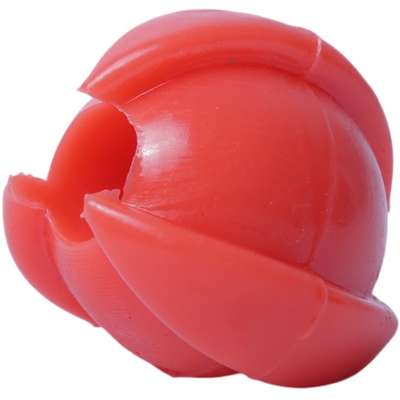 Brinquedo Odontopet Bola Americana Espacial Flexi Laranja para Cães