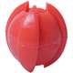 Brinquedo Odontopet Bola Americana Espacial Flexi Laranja para Cães