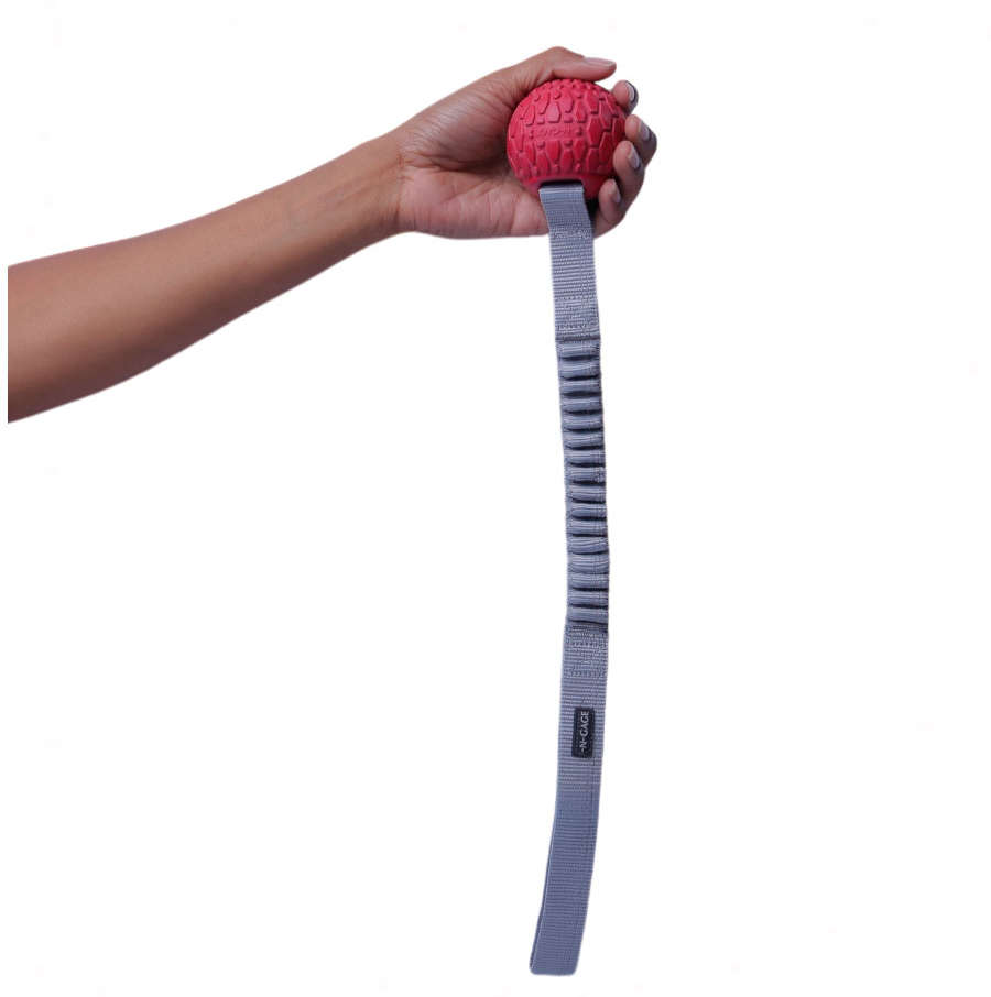 Brinquedo Mordedor Bungee Hangler Vermelho para Cães - Tam. Único