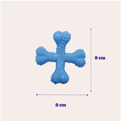 Brinquedo Odontopet Spinner Júnior Azul para Cães Filhotes