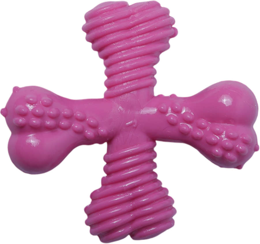 Brinquedo Odontopet Spinner Júnior Rosa para Cães Filhotes - Tam. Único