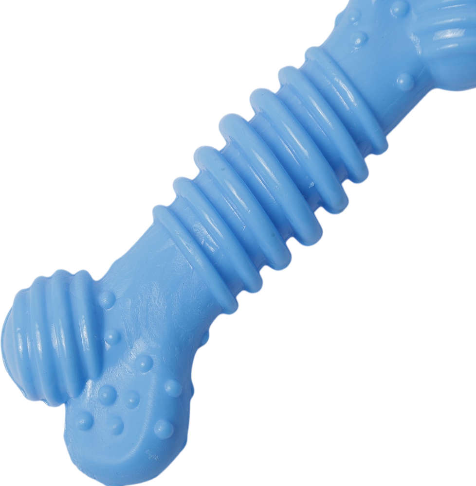 Brinquedo Odontopet Osso Júnior Azul para Cães Filhotes - Tam. Único