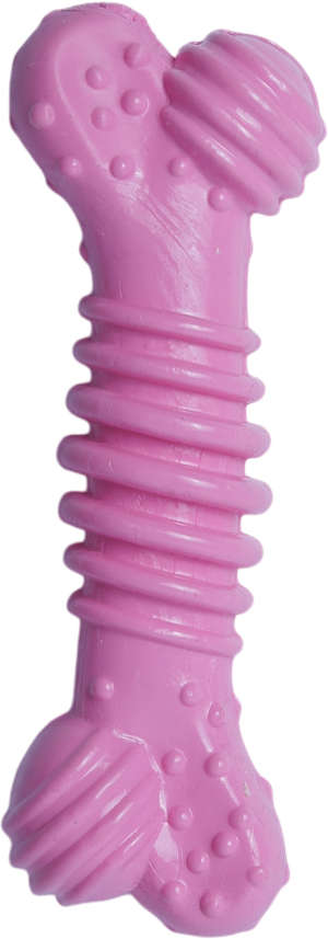 Brinquedo Odontopet Osso Júnior Rosa para Cães Filhotes - Tam. Único