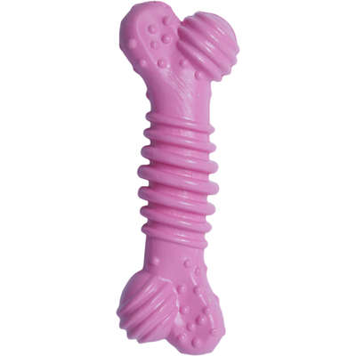 Brinquedo Odontopet Osso Júnior Rosa para Cães Filhotes