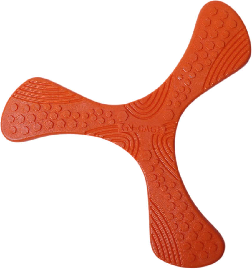 Brinquedo Mordedor Frisbee Propeller Regular Laranja para Cães - Tam. Único
