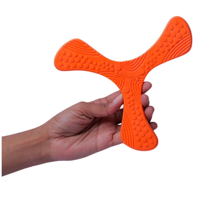 Brinquedo Mordedor Frisbee Propeller Regular Laranja para Cães - Tam. Único