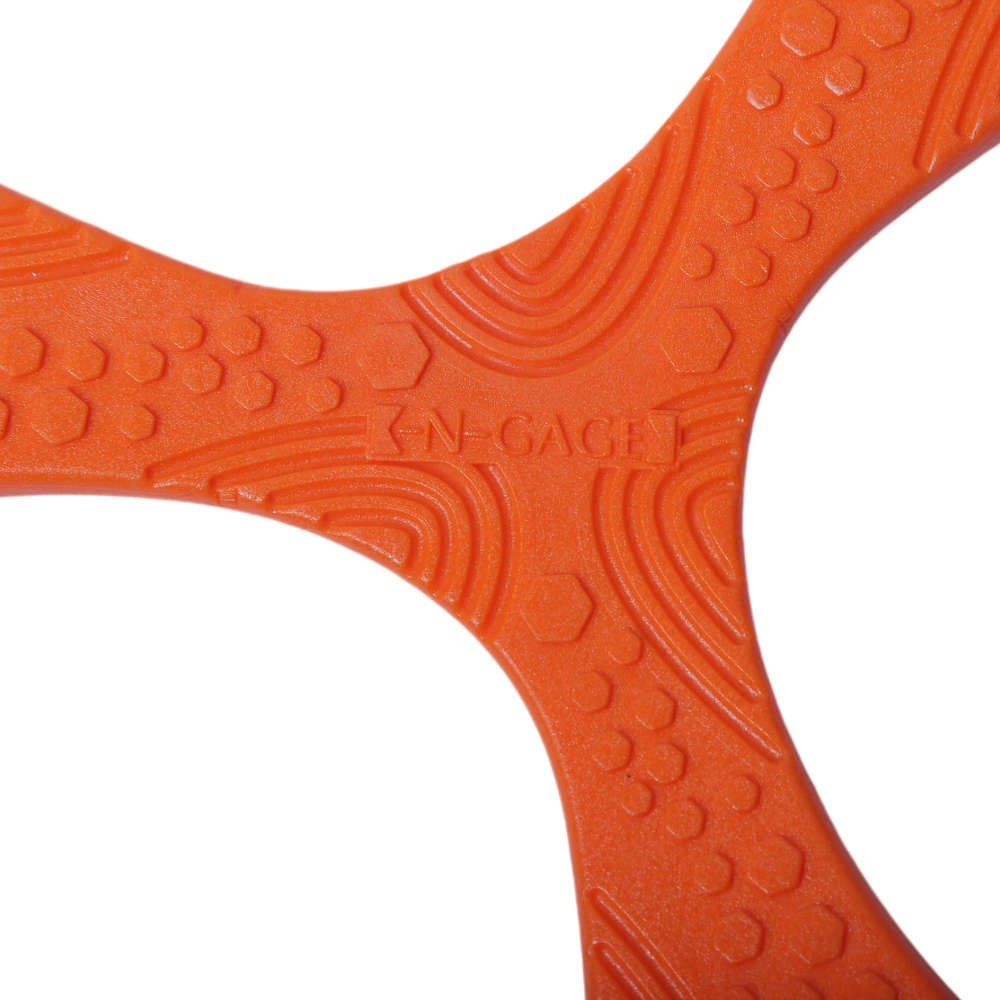 Brinquedo Mordedor Frisbee Propeller Regular Laranja para Cães - Tam. Único