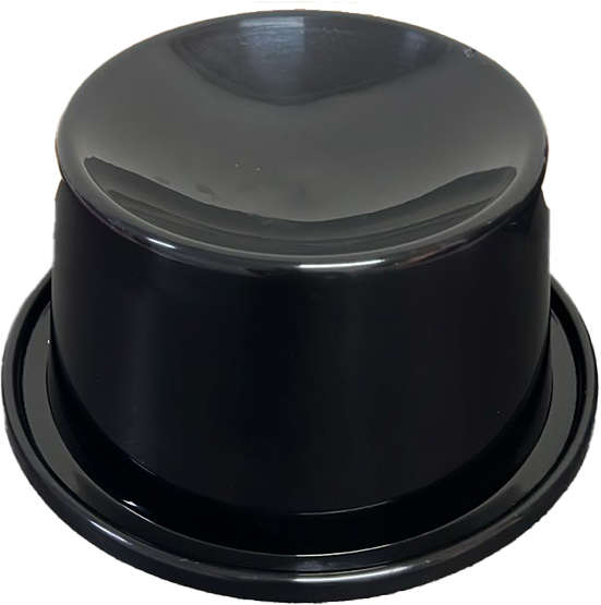 Comedouro Ergonômico Kroco Preto para Gatos - 200 mL