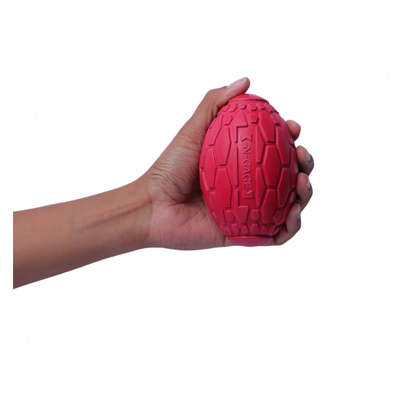 Brinquedo Mordedor Bola de Futebol Americano Vermelho para Cães