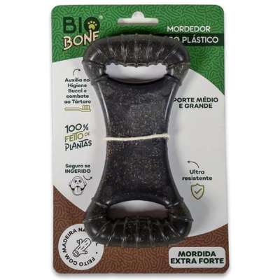Brinquedo Osso Biobone Madeira para Mordida Extra Forte”