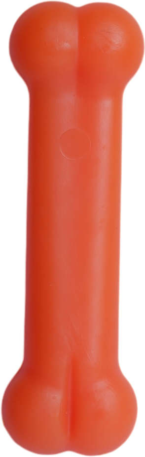 Brinquedo Odontopet Osso Bone Flexi Laranja para Cães - Tam. P