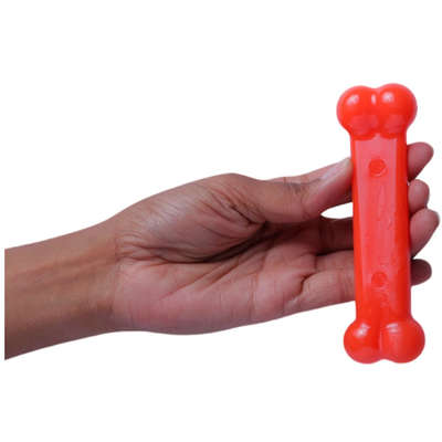 Brinquedo Odontopet Osso Bone Flexi Laranja para Cães