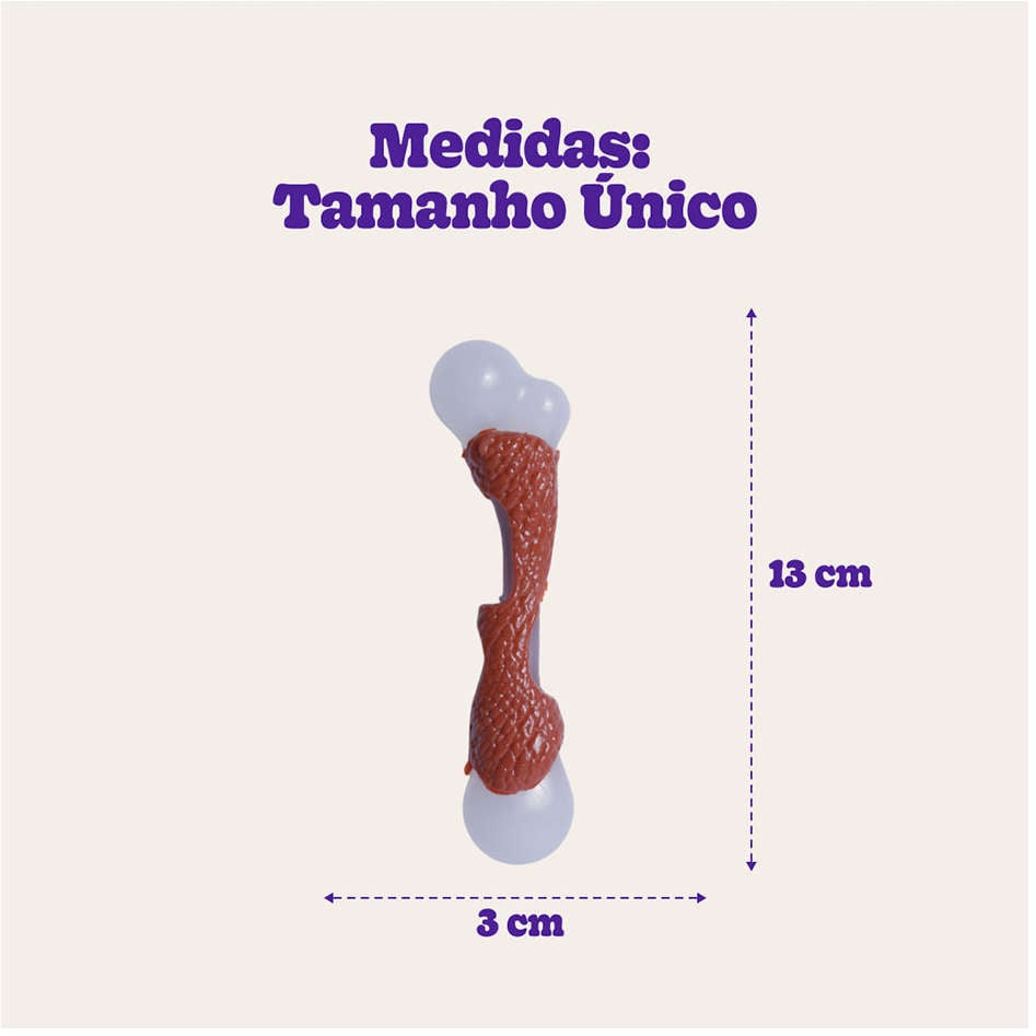 Brinquedo Chalesco Coxa para Cães - Tam. Único