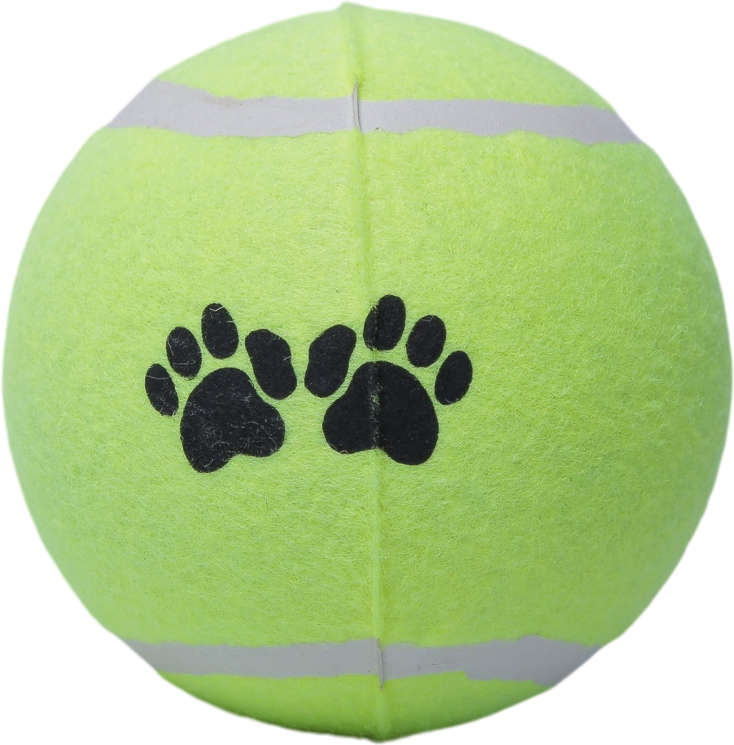 Brinquedo Chalesco Bola de Tenis 2 Unidades para Cães - Tam. P
