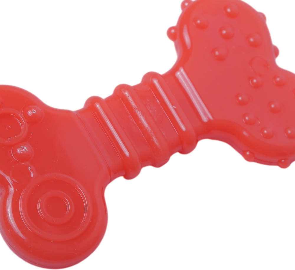 Brinquedo Odontopet Osso Flexi Flat Laranja para Cães - Tam. M