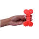 Brinquedo Odontopet Osso Flexi Flat Laranja para Cães