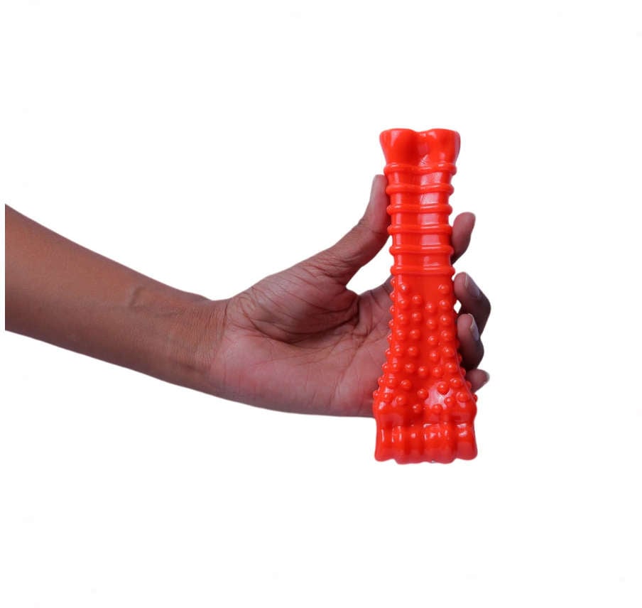 Brinquedo Odontopet Flexi T.Bone Laranja para Cães - Tam. G