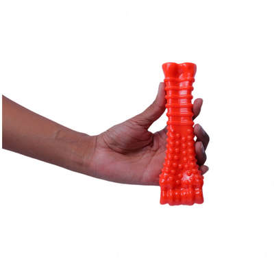 Brinquedo Odontopet Flexi T.Bone Laranja para Cães