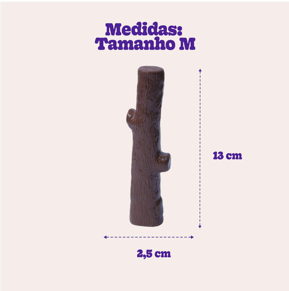 Brinquedo Odontopet Flexi Tronco para Cães - Tam. M