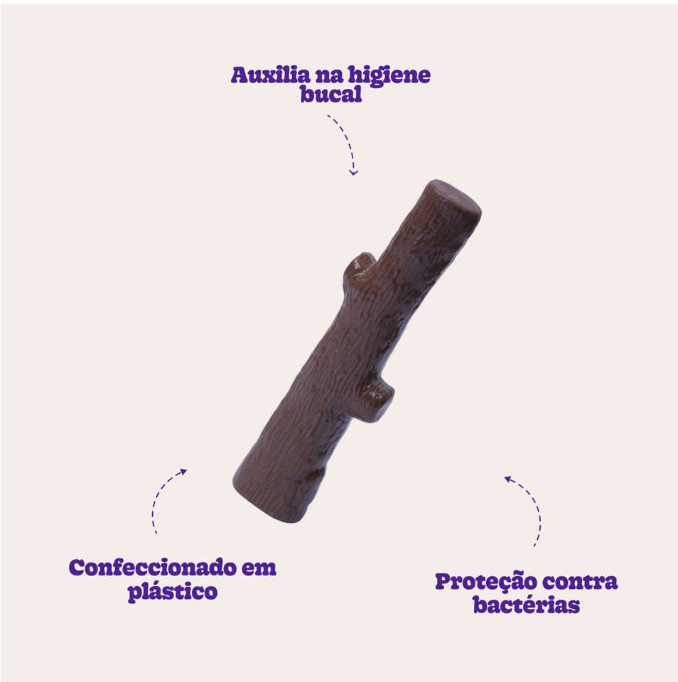 Brinquedo Odontopet Flexi Tronco para Cães - Tam. G