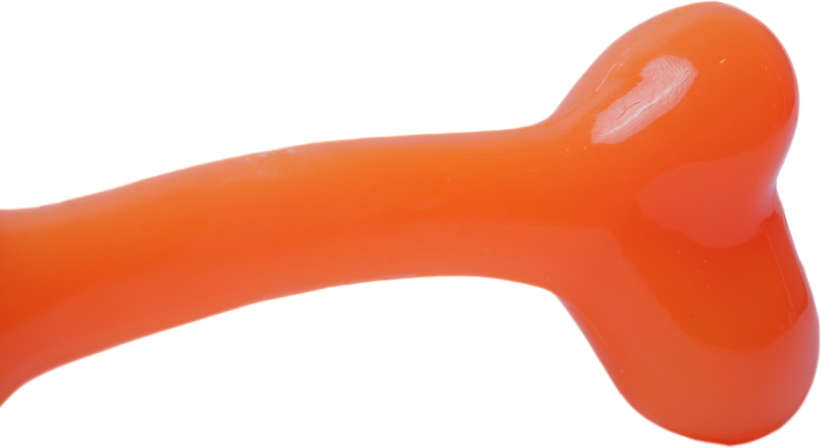 Brinquedo Odontopet Osso Laranja para Cães Sênior - Tam. P