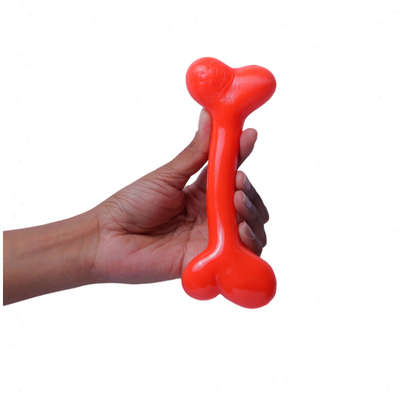 Brinquedo Odontopet Osso Laranja para Cães Sênior
