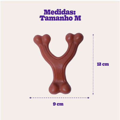 Brinquedo Odontopet Dura Wishbone Nylon para Cães