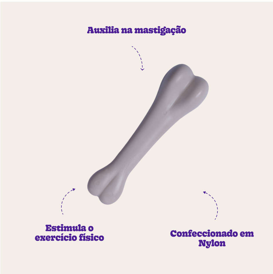 Brinquedo Chalesco Durabone em Nylon para Cães - Tam. G