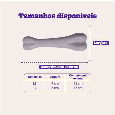 Brinquedo Chalesco Durabone em Nylon para Cães