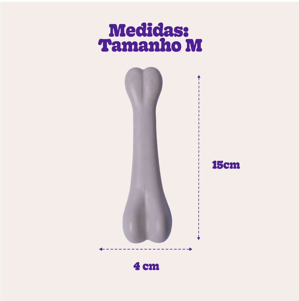 Brinquedo Chalesco Durabone em Nylon para Cães - Tam. M