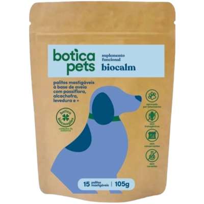 Palitos Mastigáveis Botica Pet Treats Fórmula Maracujá para Cães